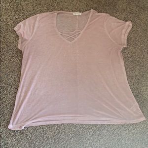 🌟 Aeropostale Top with Criss-Cross Front